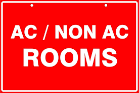 AC & Non AC Rooms with Attached Bathrooms