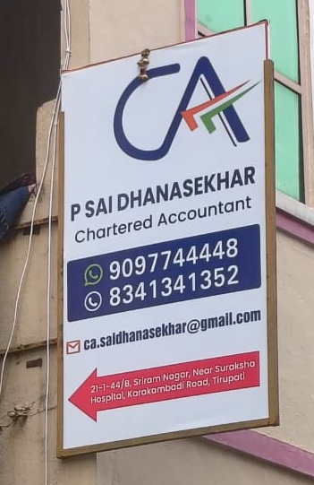 P SAI DHANASEKHAR ( CHARTED ACCOUNTANT)